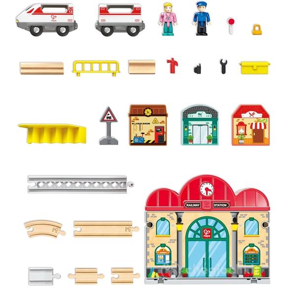 Set stazione ferroviaria portatile (E3877)