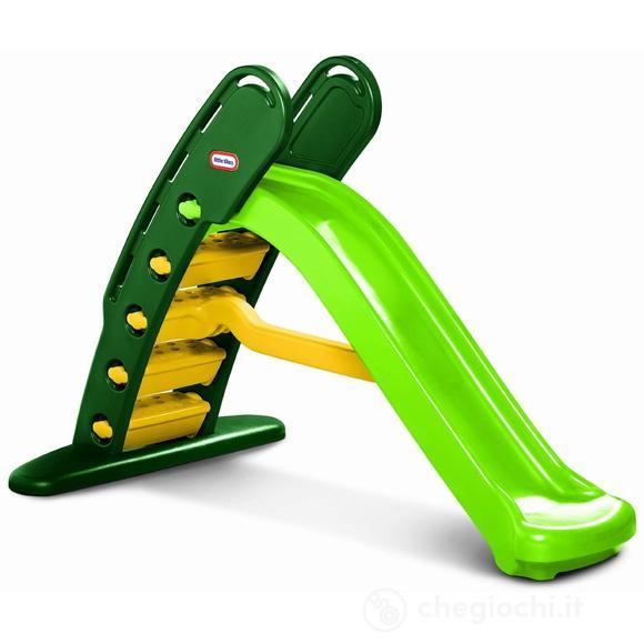 Scivolo gigante pieghevole: verde
