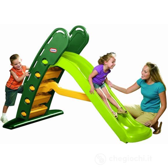 Scivolo gigante pieghevole: verde