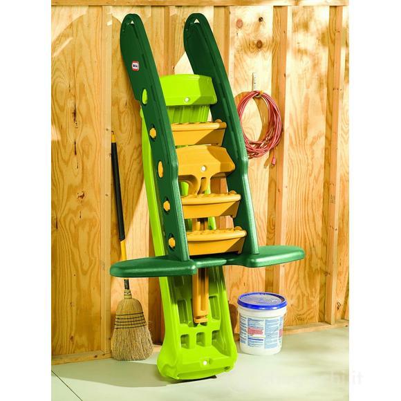 Scivolo gigante pieghevole: verde