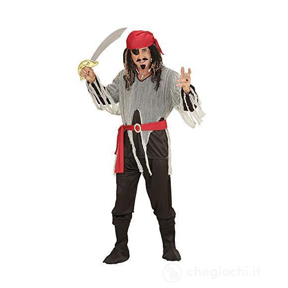 Pirata (Camicia, Pantaloni, Cintura, Copristivali, Bandana) L