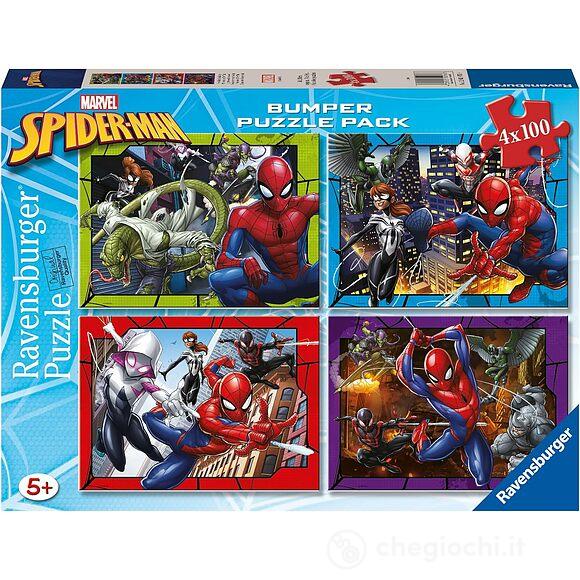 Puzzle 4x100 Spider-Man (01076)