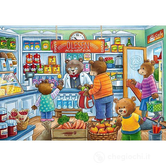 Puzzle 2x12 pezzi andiamo andiamo a fare shopping (05076)