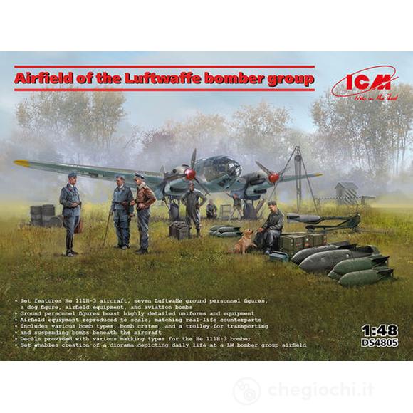 Airfield of the Luftwaffe bomber group Il set (ICMDS4805) +14