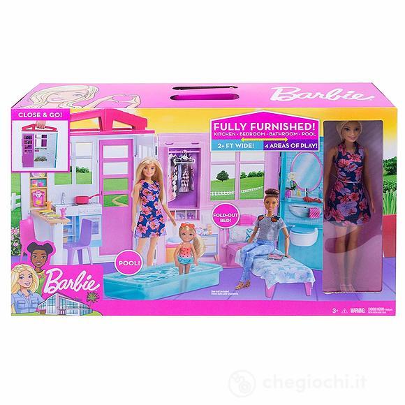 Il loft di Barbie. Casa Portatile con bambola (FXG55)