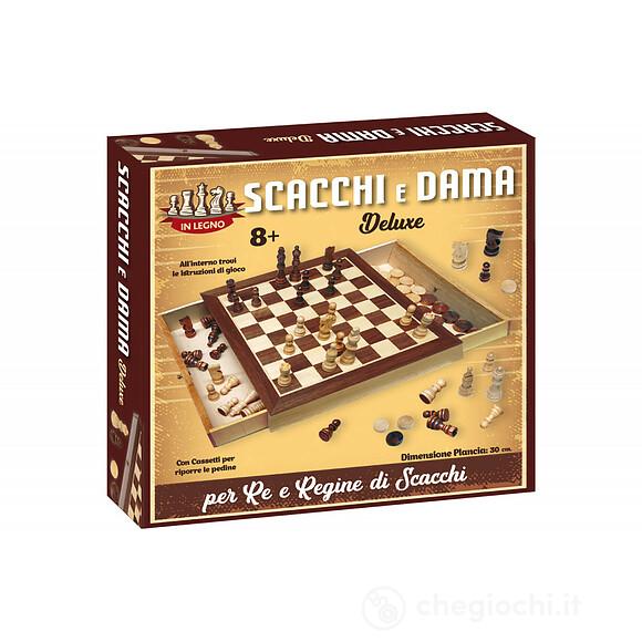 Scacchi e Dama Legno Deluxe