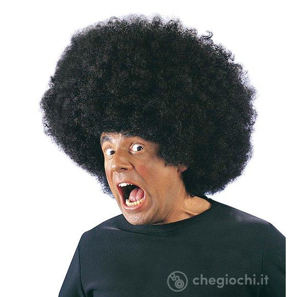 Parrucca afro nera