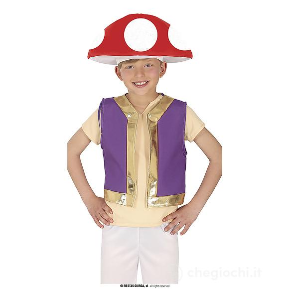 Costume Fungo Bambino 5 - 6 Anni (81080)
