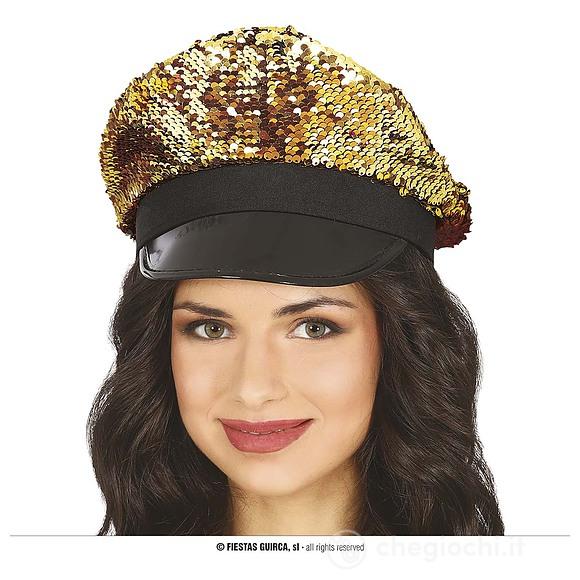 Berretto Paillettes Oro (13081)