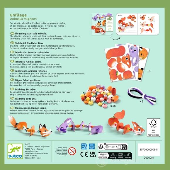 Creazioni Con Cartone E Perline – Cute Animals (DJ00084)