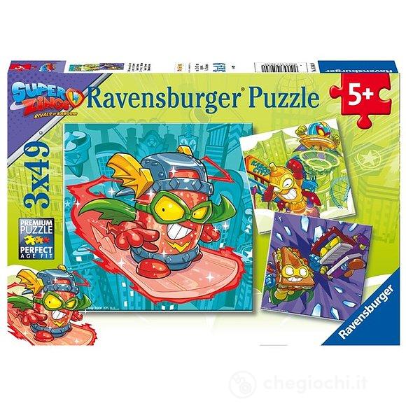 Puzzle 3x49 pezzi Super Zings (05084)