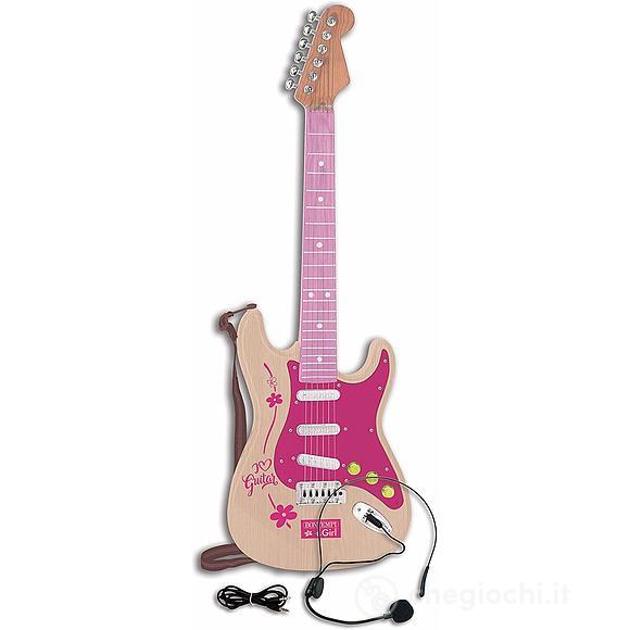 Chitarra Elettrica Rosa 64 cm