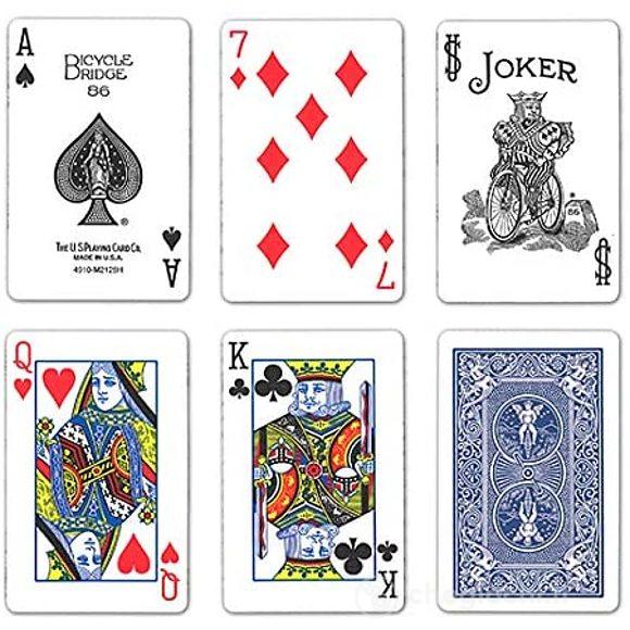 Carte Poker Bicycle Bridge Size Standard Index (Carte Specialistiche Per Giocatori Di Bridge)