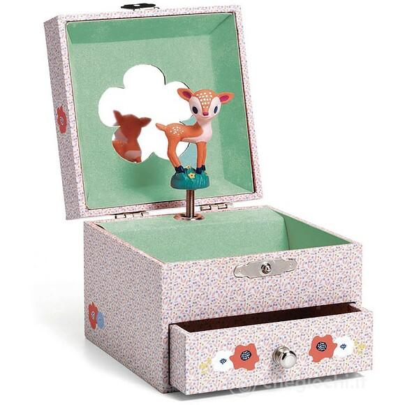 Wood fawn - Musical boxes carillon (DJ06086)