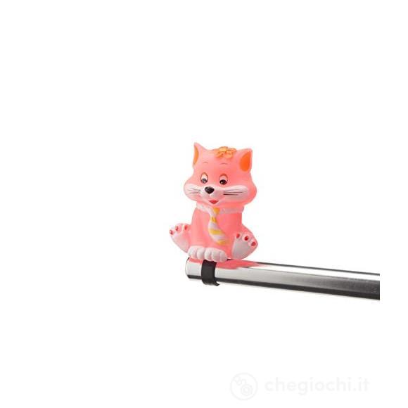 Campanello A Pupazzo Gatto Rosa (IVC005)