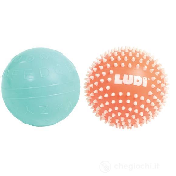 Set 2 Palline Sensoriali Arancione e Azzurra