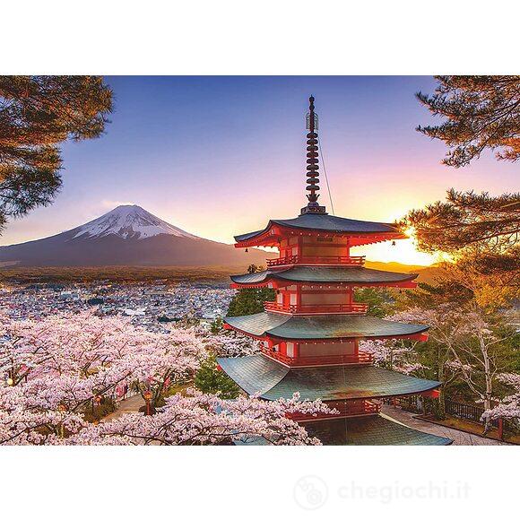 Ciliegi in fiore e Monte Fuji Puzzle 1000 pz - Foto & Paesaggi (17090)