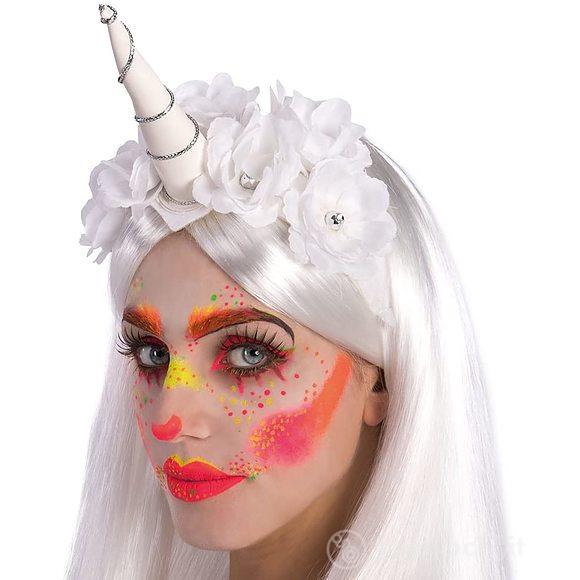 Elastico capelli unicorno bianco (06096)
