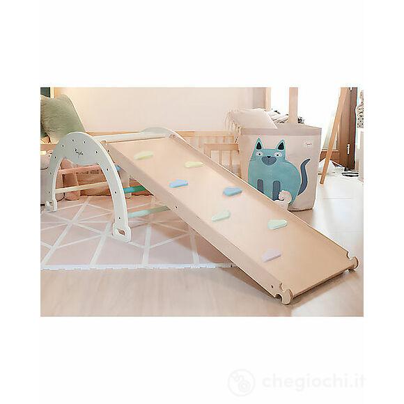 Scivolo/Rampa Montessoriano Rainbow 2-In-1