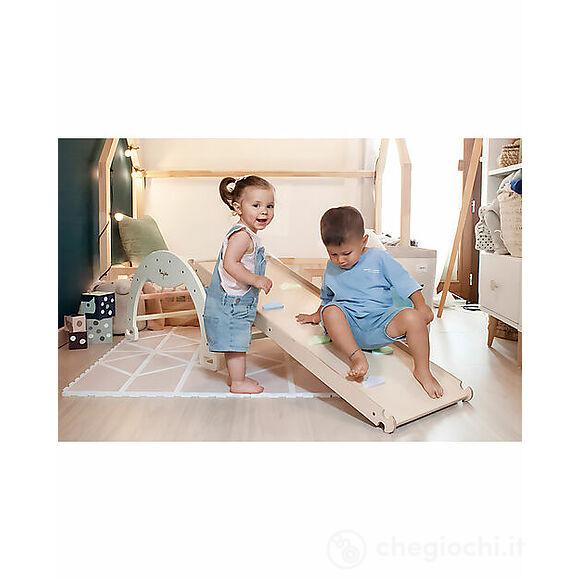 Scivolo/Rampa Montessoriano Rainbow 2-In-1