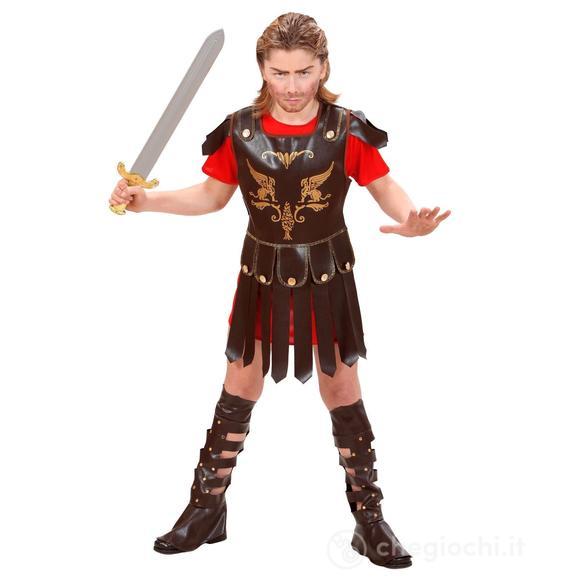 Gladiatore (Tunica, Armatura, Copristivali) (140 Cm / 8-10 Years)