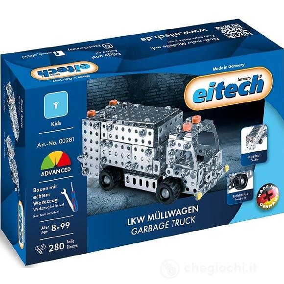 Camion della spazzatura 280 pezzi in metallo (00281)