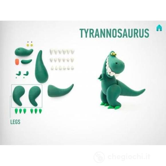 Medium Set Pasta Modellabile - Dinosauri 1 (705600431)