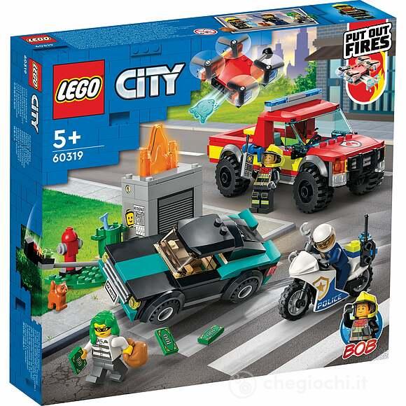Soccorso antincendio e inseguimento della polizia - Lego City (60319)