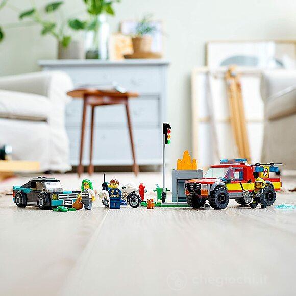 Soccorso antincendio e inseguimento della polizia - Lego City (60319)