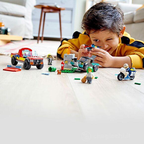 Soccorso antincendio e inseguimento della polizia - Lego City (60319)
