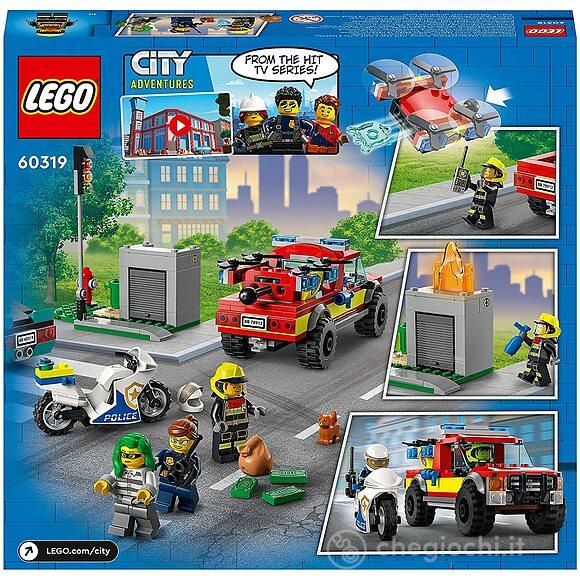 Soccorso antincendio e inseguimento della polizia - Lego City (60319)