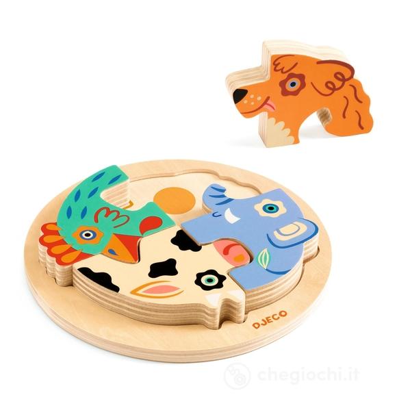 Puzzle In Legno con Incastri– Rondo Dog (DJ01105)