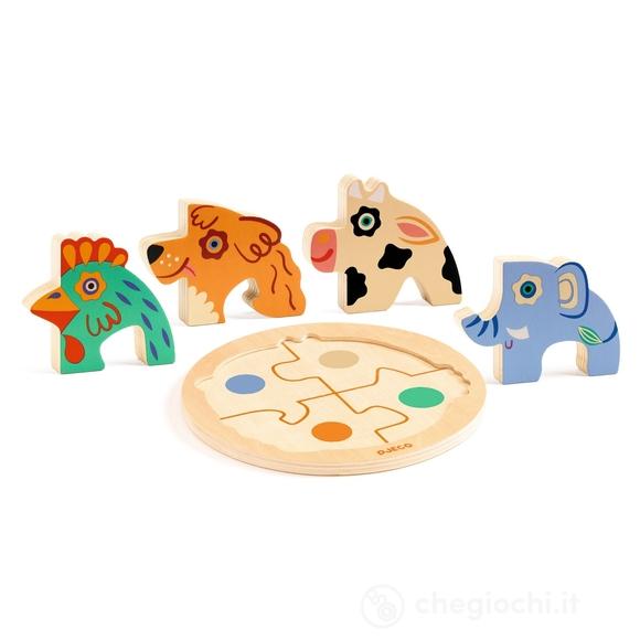 Puzzle In Legno con Incastri– Rondo Dog (DJ01105)
