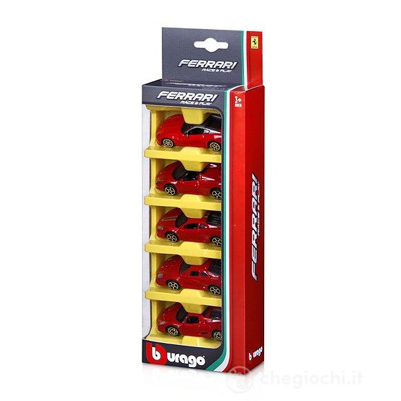 Collezione Ferrari Pacchetto di 5 Macchinine 1:64 (18-56105)
