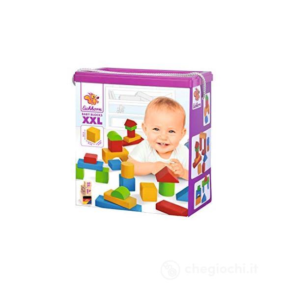 Cubi Costruzione Baby Colorati 50 Pz