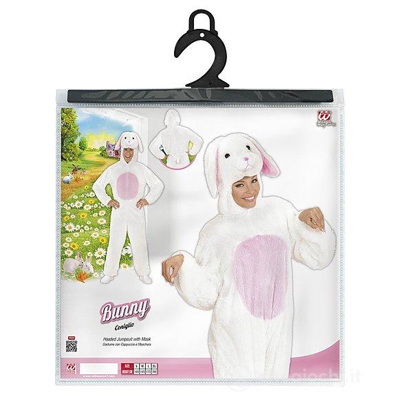 Costume Adulto coniglio bianco peluche
