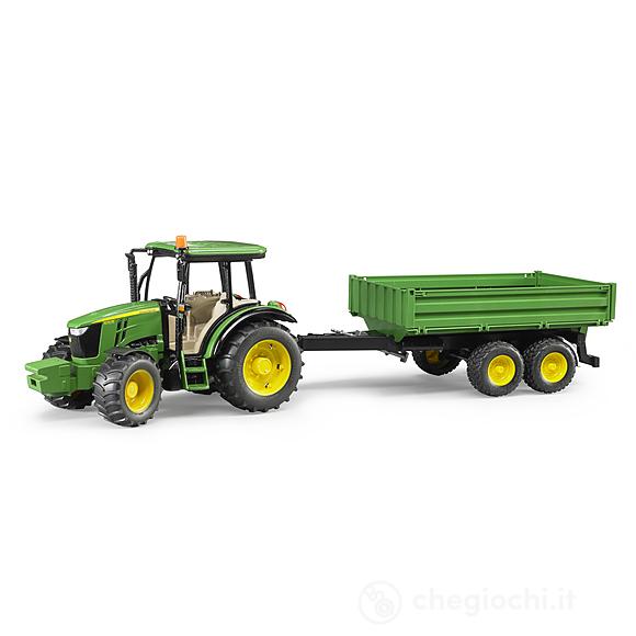 Trattore John Deere 5115M con rimorchio (02108)