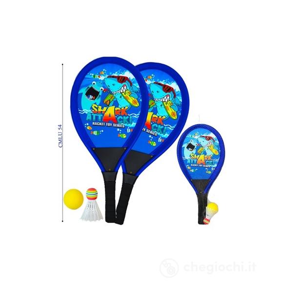Racchette Soft con volano e pallina – Squalo