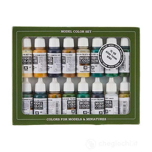 Allied Forces WWII (16) Color Set 70109