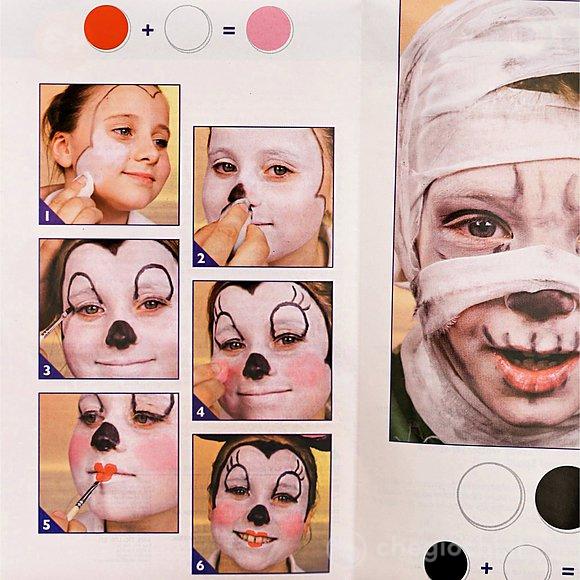 6 ombretti make up cosmetici colori glamour