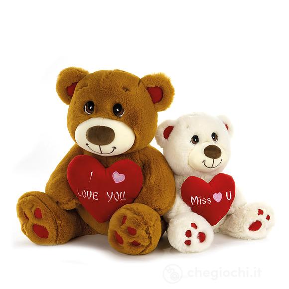 Orso Miele 30 Cm Seduto I Love You