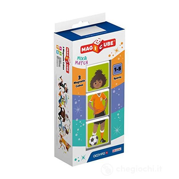 Geomag 138 - Magicube - Blister 3 Cubes Sports