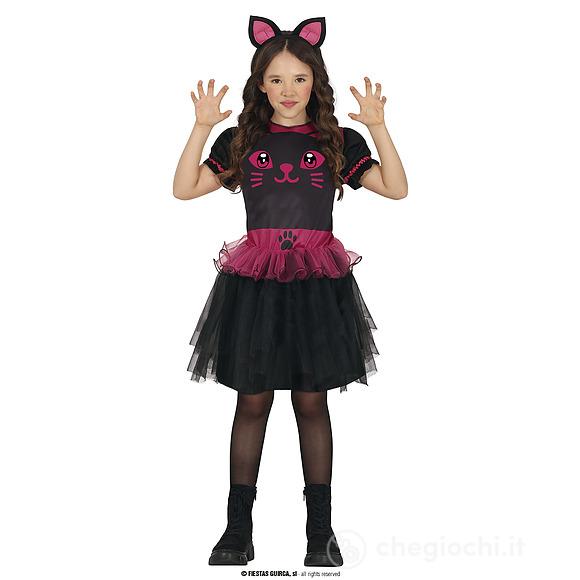 Costume Da Gattina Nero Bambina 7 - 9 Anni (81112)