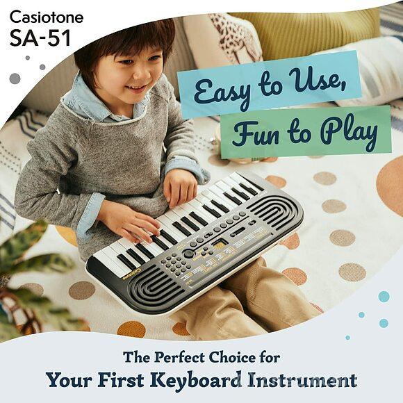 Casio SA-51 Mini Tastiera con 32 Mini Tasti