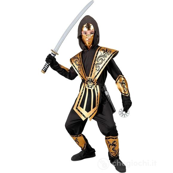 Costume Gold Kombat Ninja (40117) 8-10 anni 