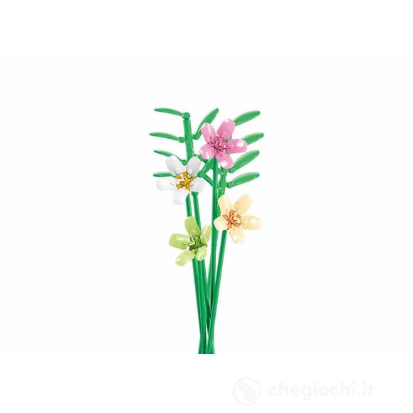 Costruzioni Fiore Fresia Con Vaso (000113)