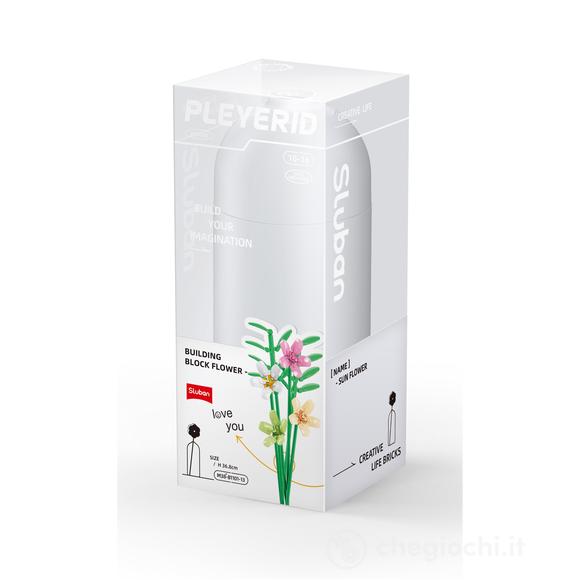 Costruzioni Fiore Fresia Con Vaso (000113)