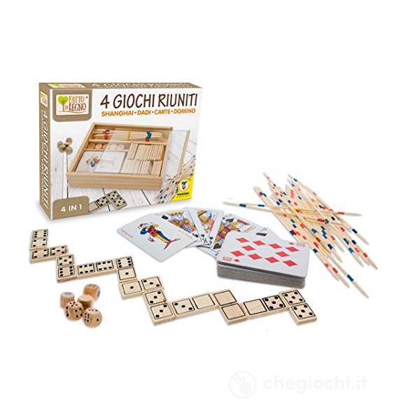 Fatto Di Legno Giochi 4 Riuniti