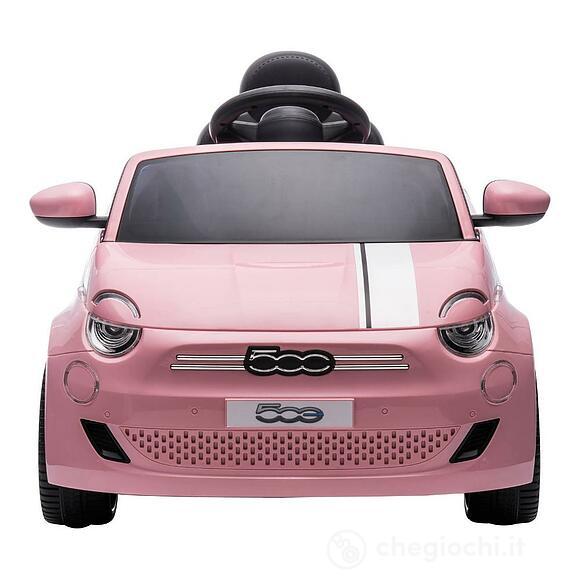Auto Elettrica Fiat 500E 12v R/C Rosa