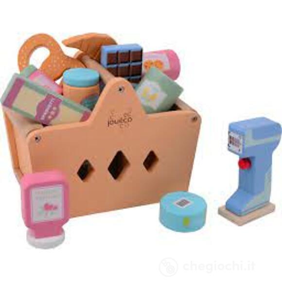 Cestino Shopping Legno